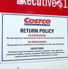 costco return policy