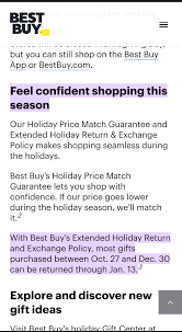 best buy return policy