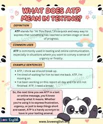 atp meaning text