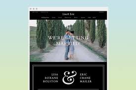 zola wedding website