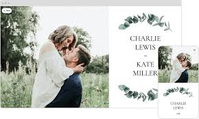 zola wedding website