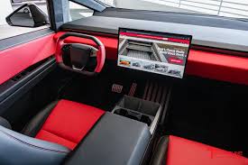 tesla cybertruck interior